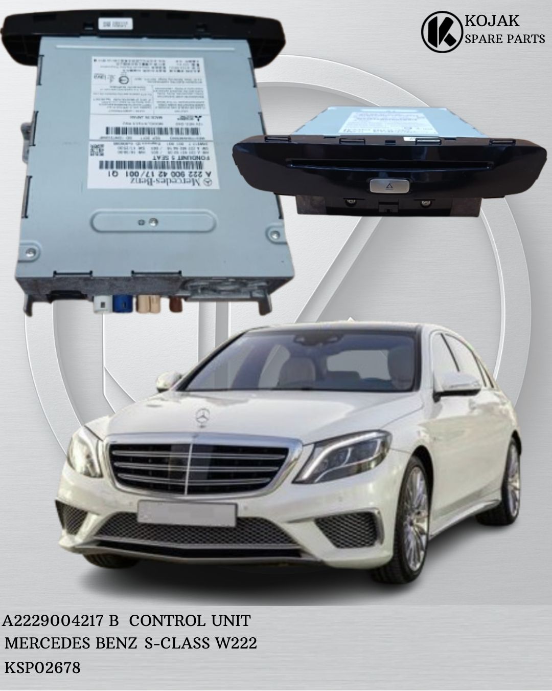 Mercedes-Benz S-Class W222 Control Unit