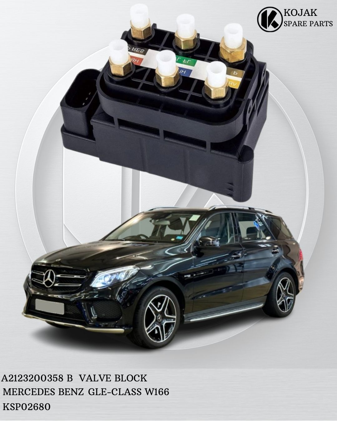 Air Suspension Valve Block Mercedes-Benz GLE-Class W166