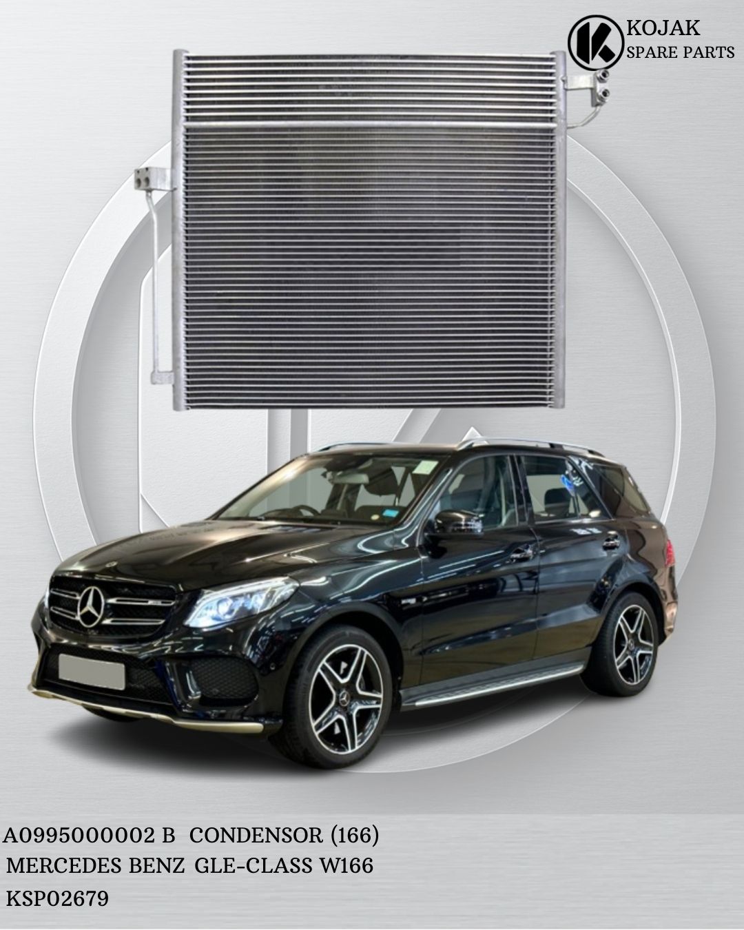 Condenser Mercedes-Benz GLE-Class W166