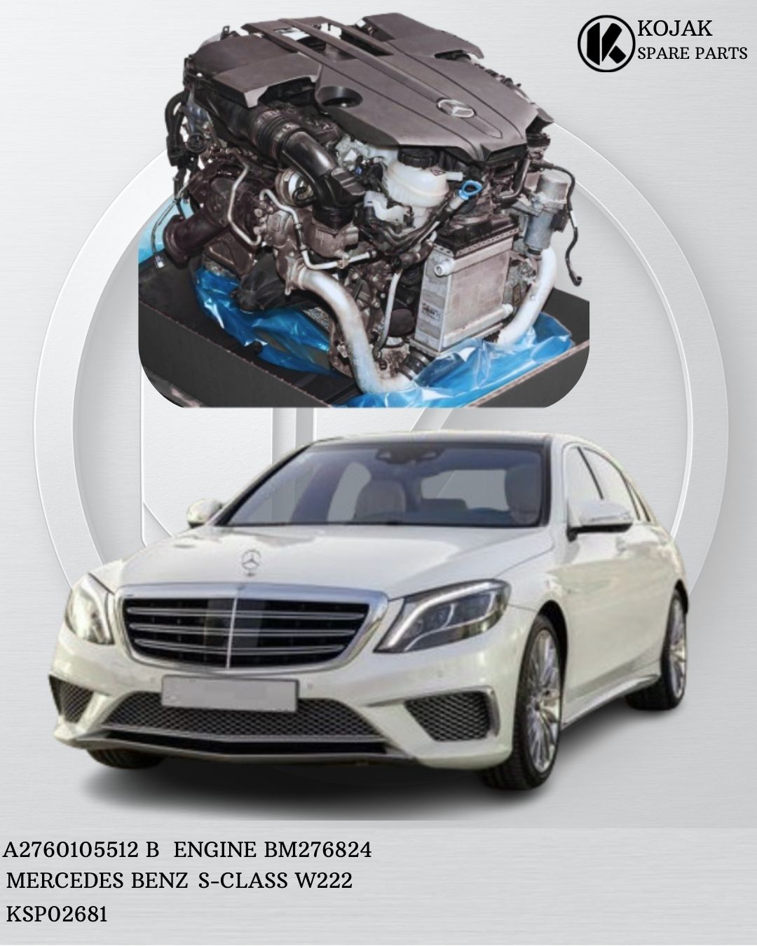 Mercedes-Benz M276 Engine Assembly