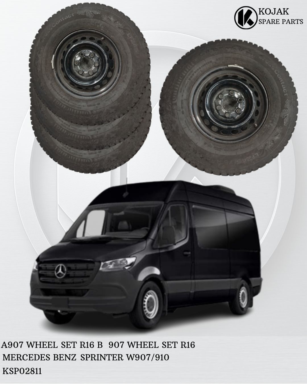 Wheel Set R16 for Mercedes-Benz Sprinter W907/910
