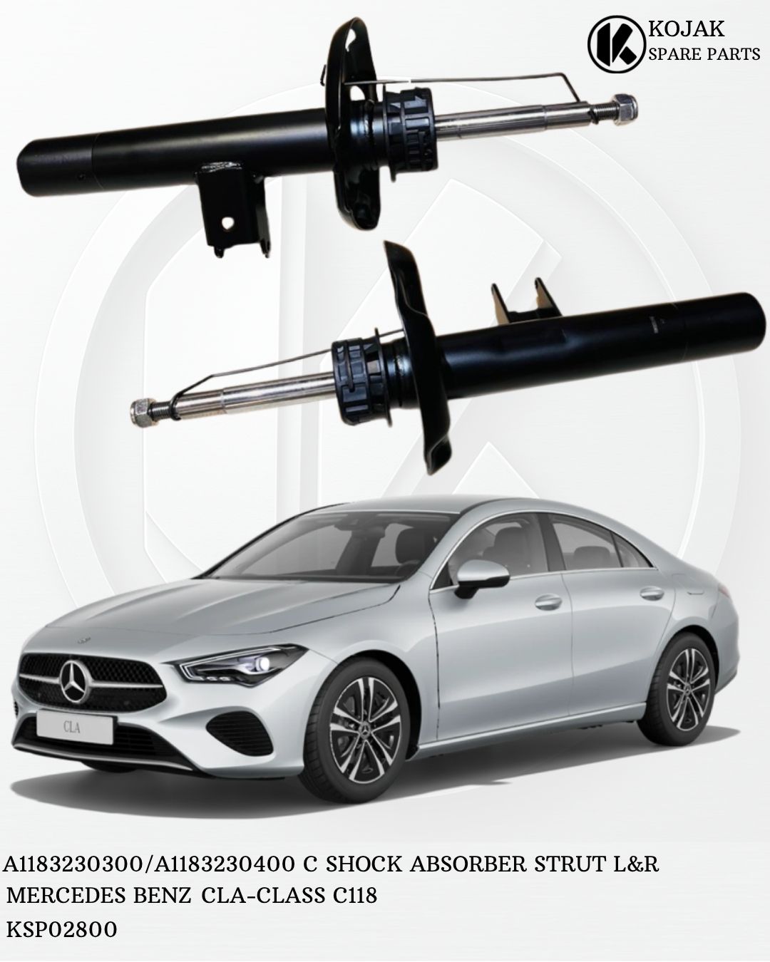 Mercedes-Benz CLA-Class C118 Shock Absorber Strut Left & Right