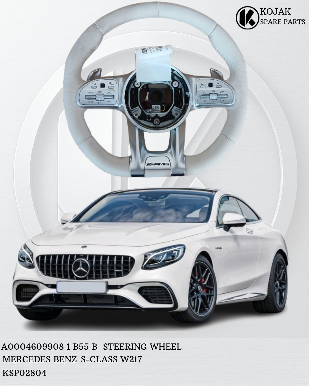 Mercedes-Benz S-Class W217 AMG Steering Wheel