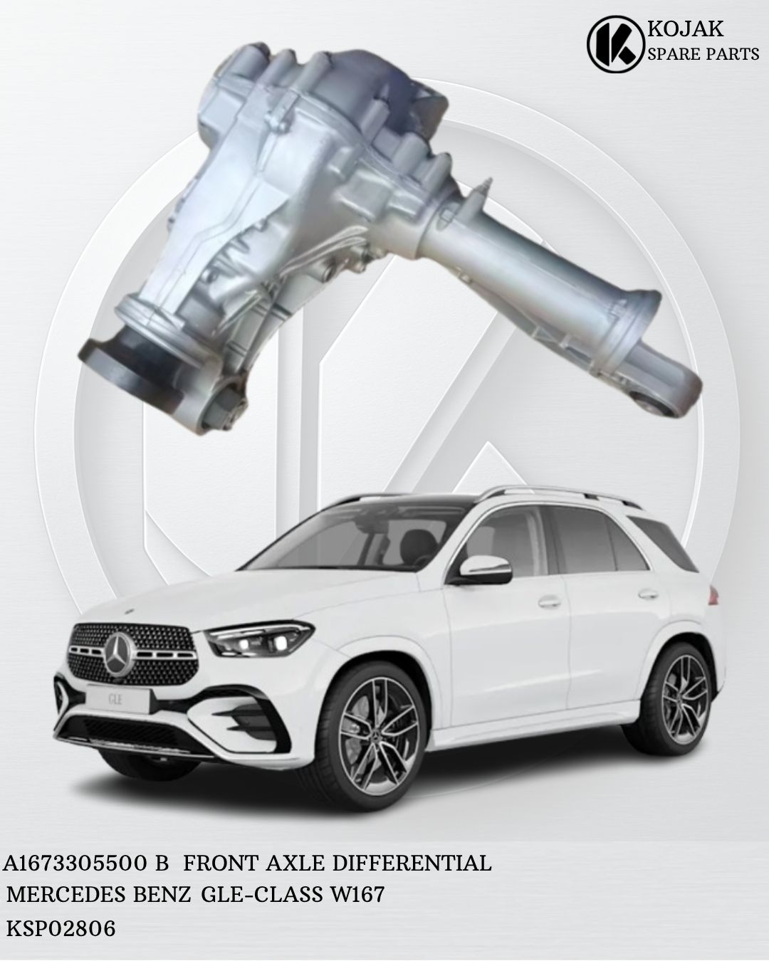 Front Axle Differential Mercedes-Benz GLE-Class W167