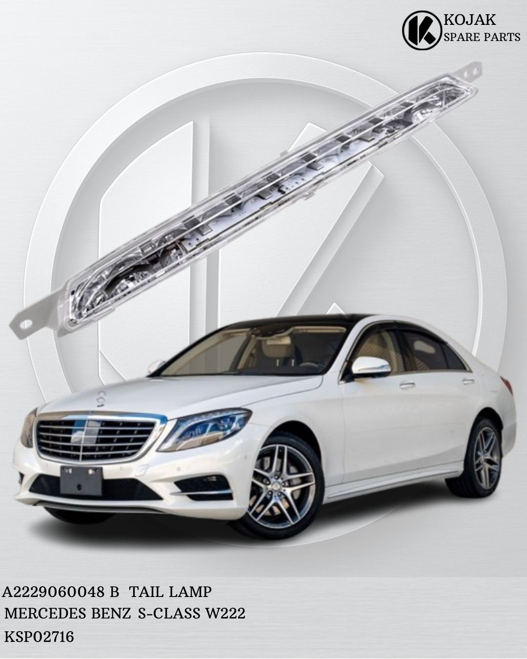 Mercedes-Benz S-Class W222 Right Tail Lamp LED Module