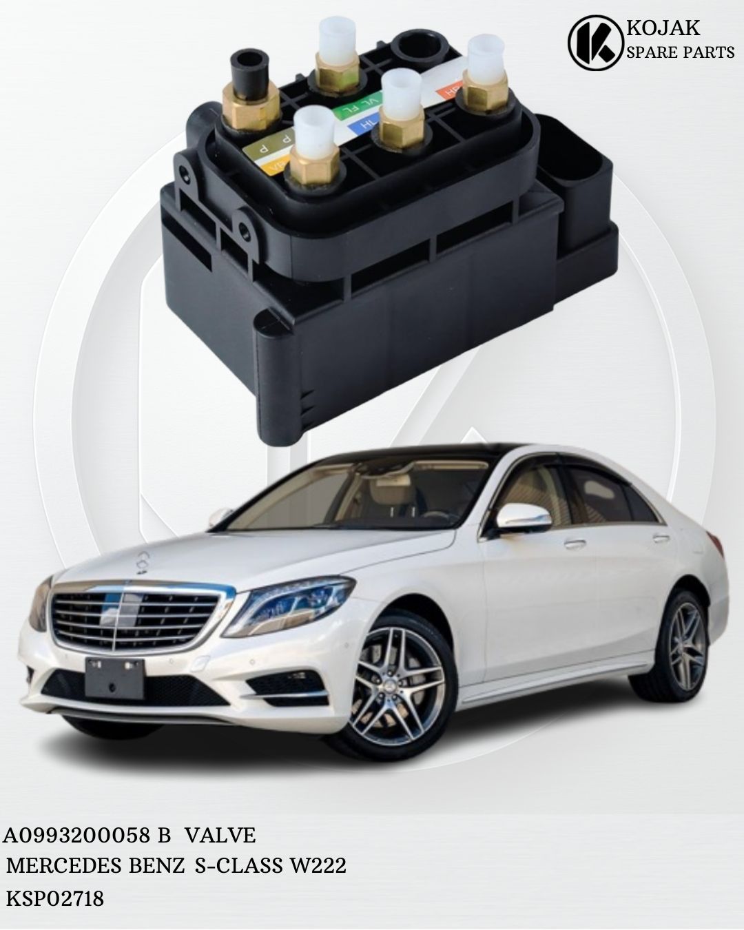 Air Suspension Valve Block Mercedes-Benz S-Class W222