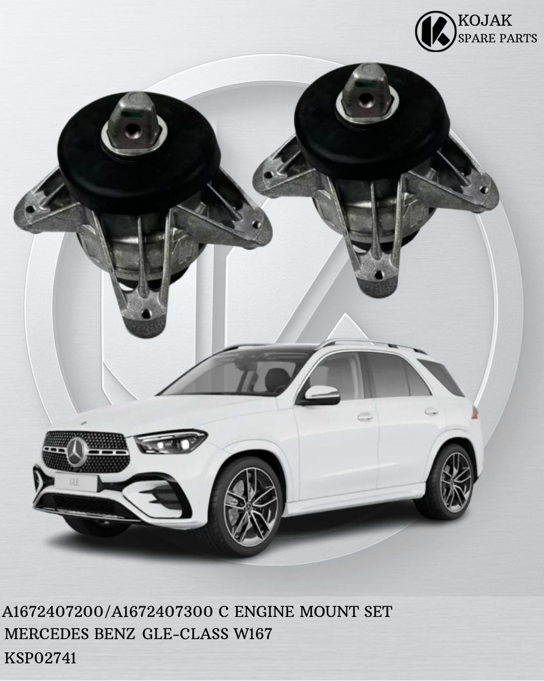 Mercedes-Benz GLE-Class W167 Engine Mount Set