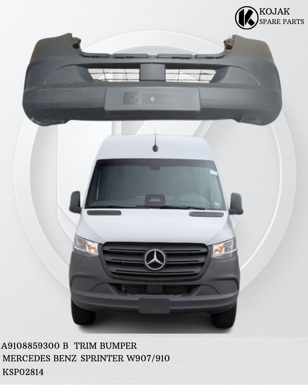 Front Bumper Trim Mercedes-Benz Sprinter W907/910