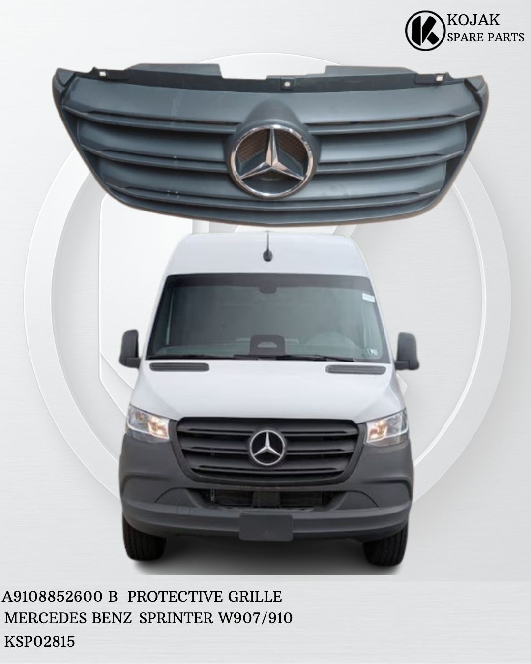 Mercedes-Benz Sprinter W907/910 Front Protective Grille