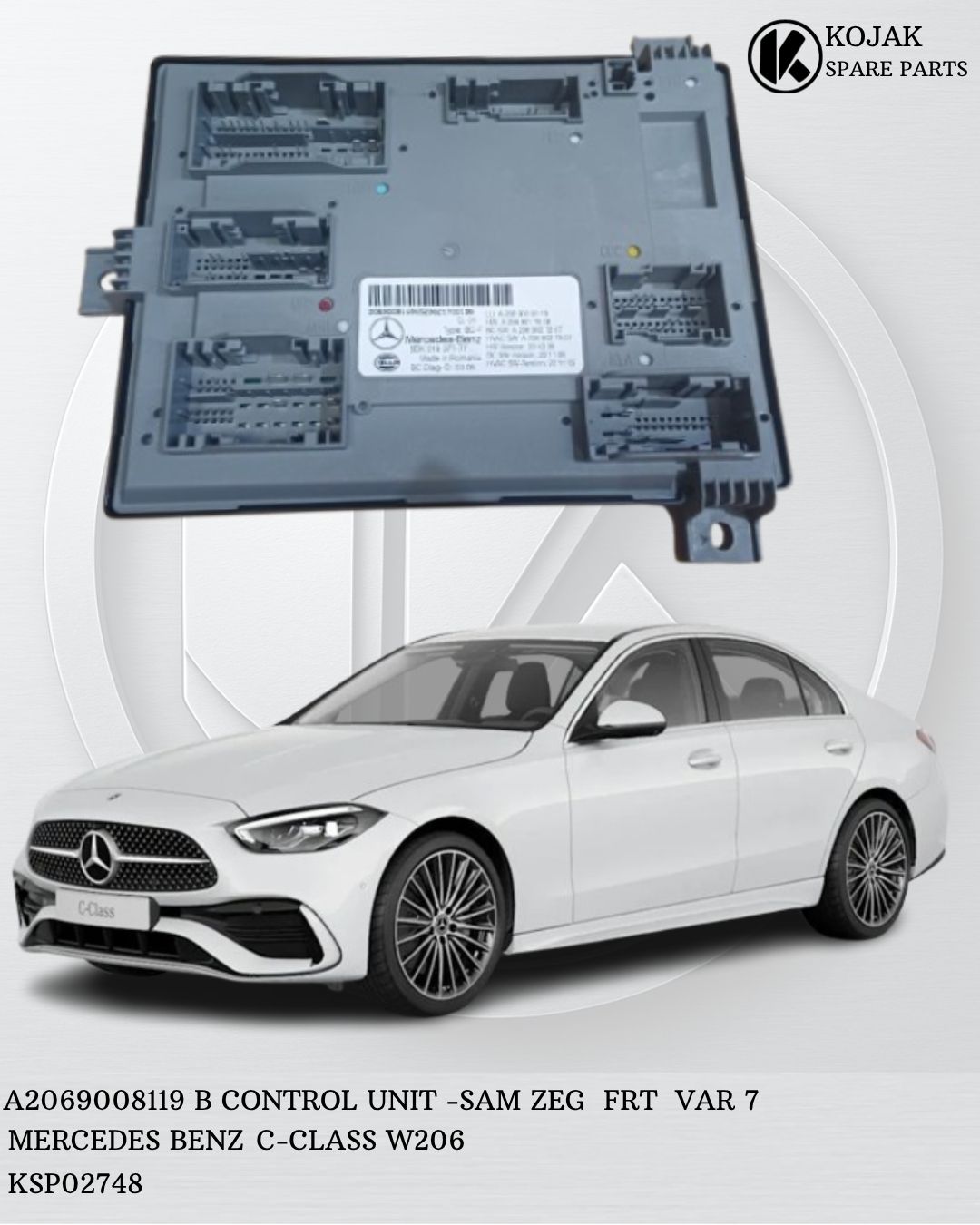 Mercedes-Benz C-Class W206 Front SAM Control Unit