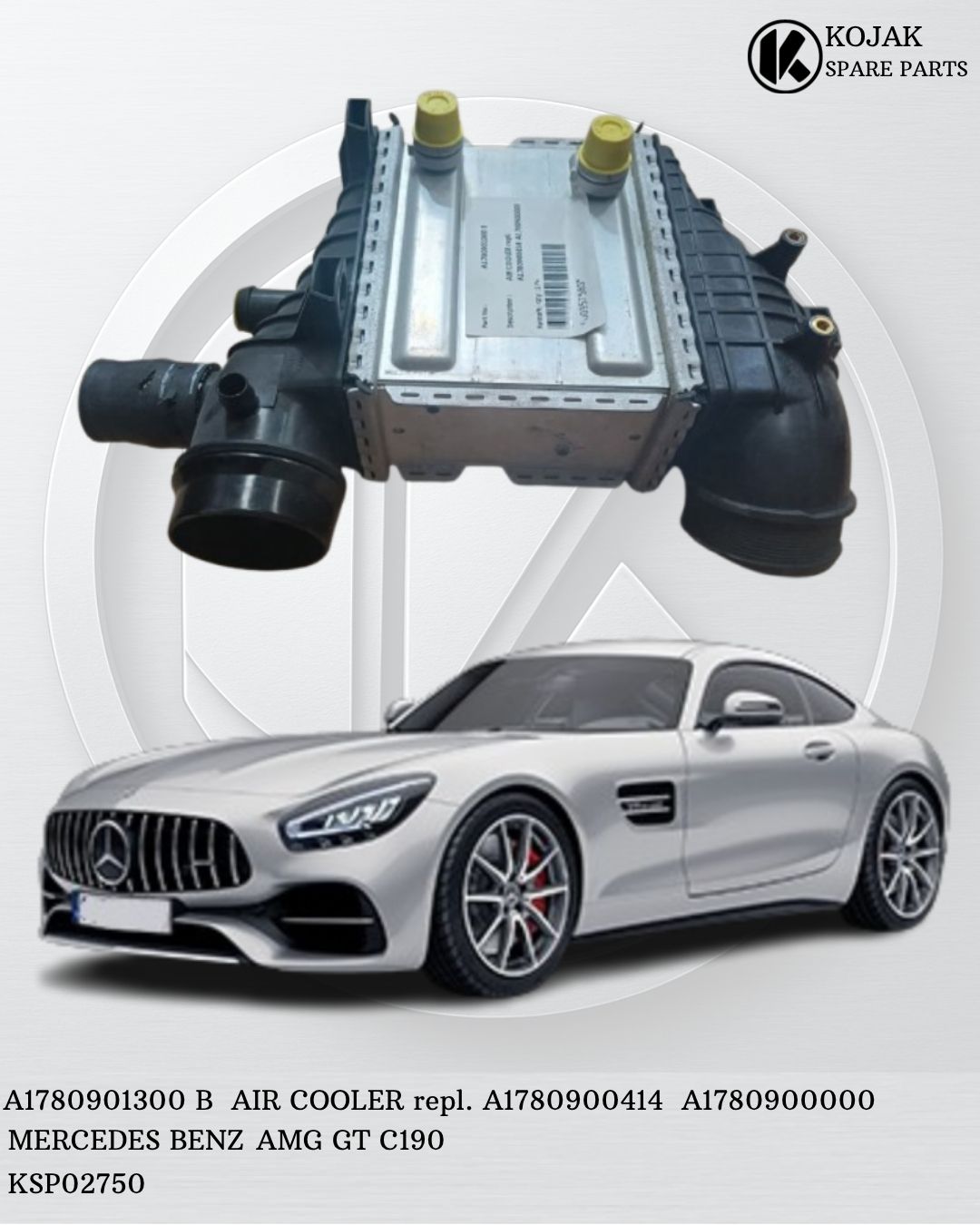 Mercedes-Benz AMG GT C190 Air Cooler