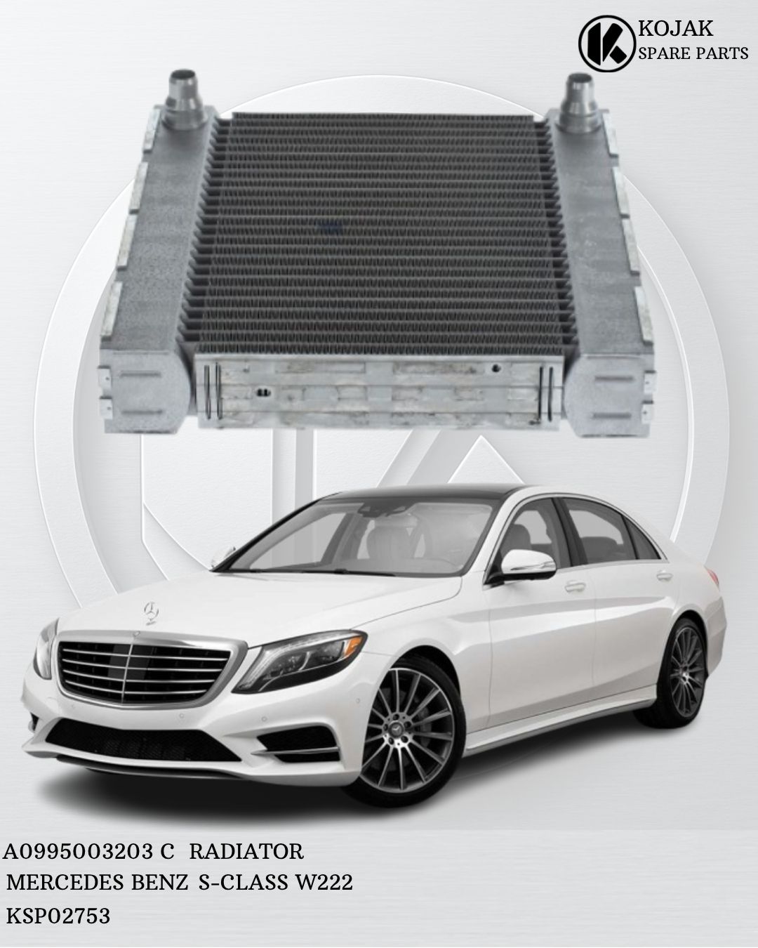 Radiator Mercedes-Benz S-Class W222