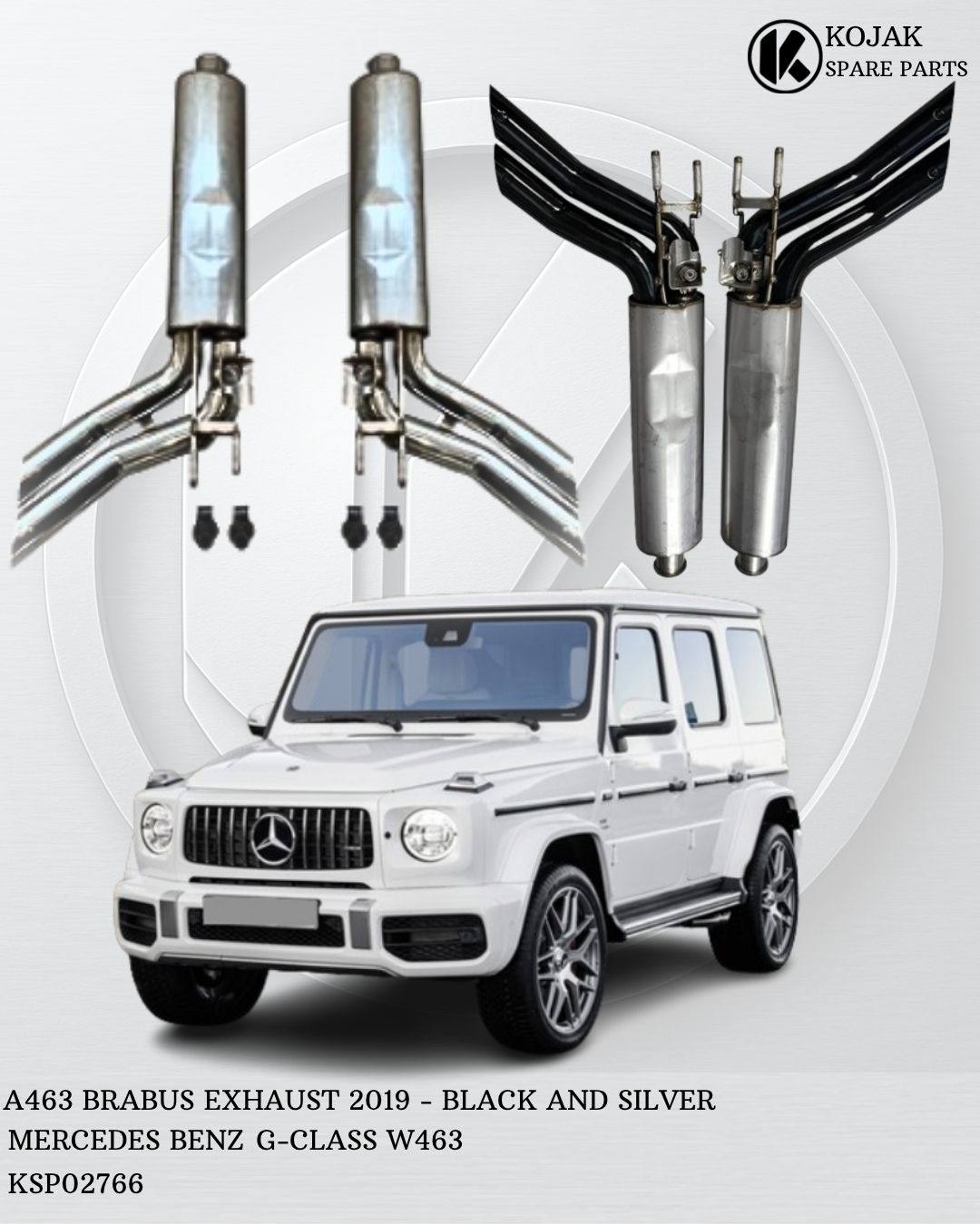 Brabus A463 Exhaust System for Mercedes-Benz G-Class W463