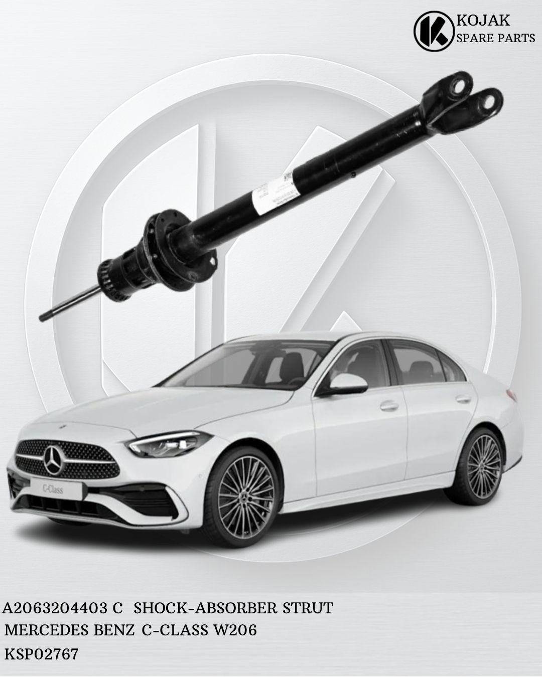 Mercedes-Benz C-Class W206 Shock Absorber Strut