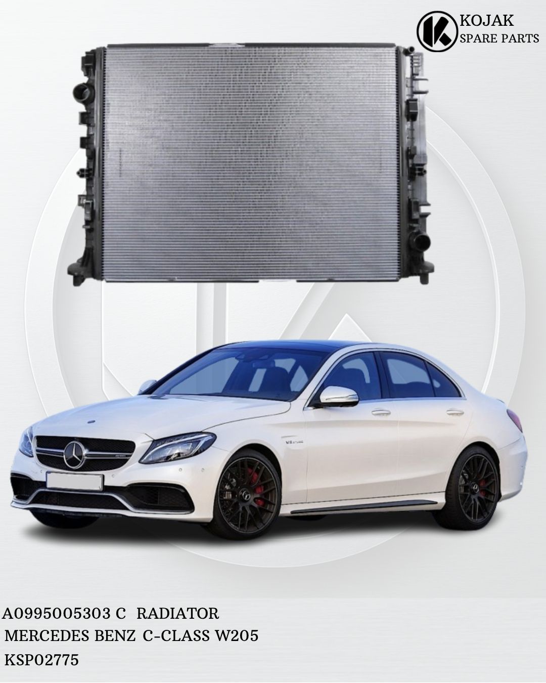 Radiator Mercedes-Benz C-Class W205