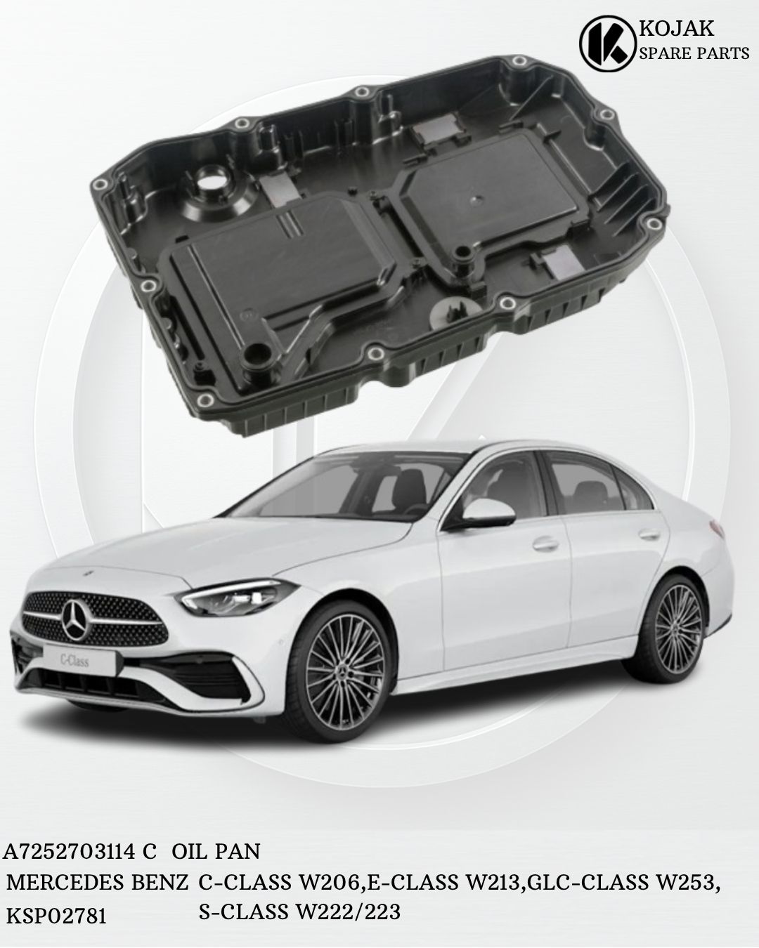 Mercedes-Benz Transmission Oil Pan A7252703114 C