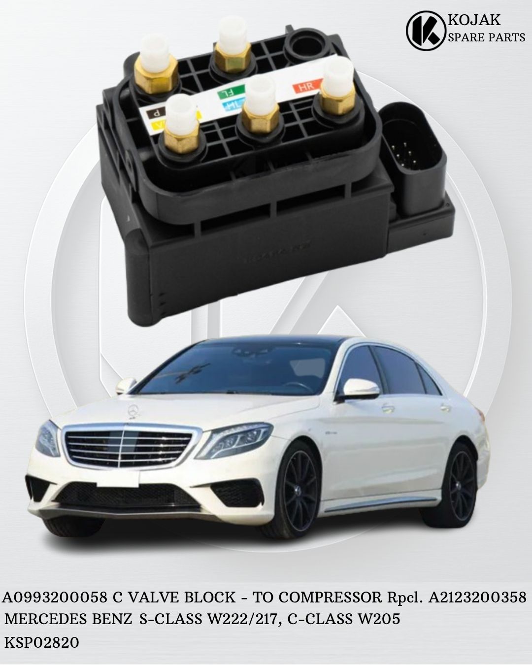 Mercedes-Benz Air Suspension Valve Block A0993200058