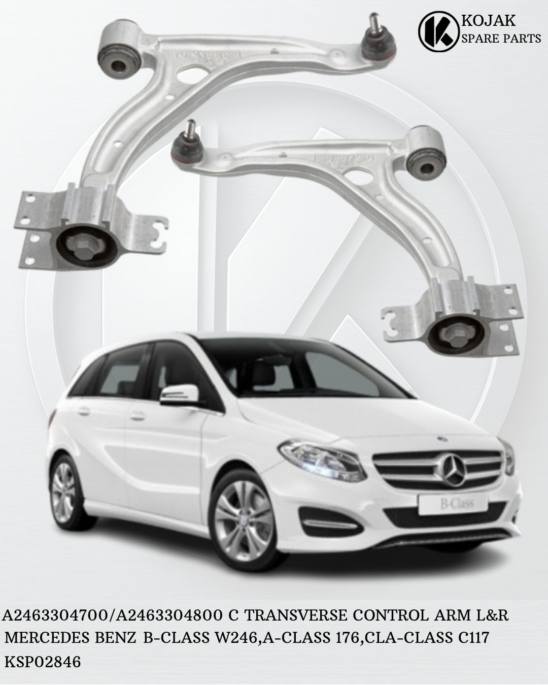 Transverse Control Arm Left & Right Mercedes-Benz B-Class W246
