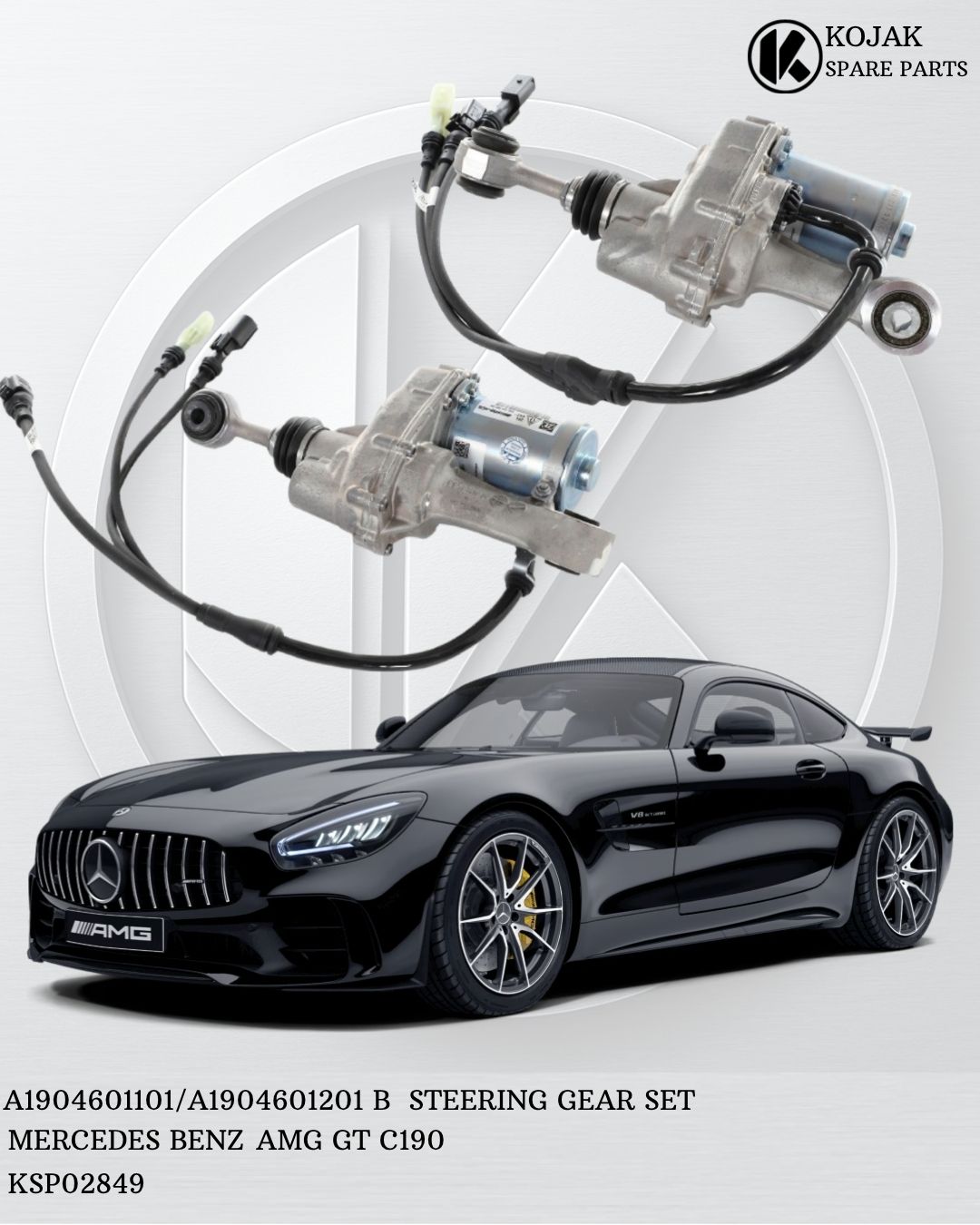 Steering Gear Set Mercedes-Benz AMG GT C190