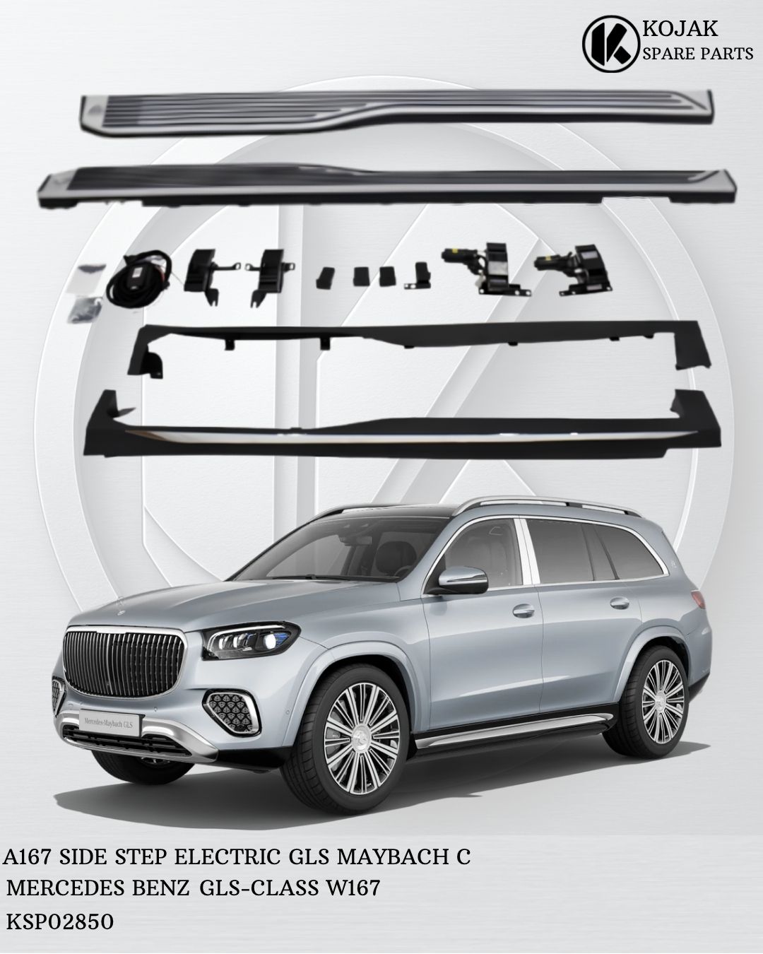 Electric Side Step for Mercedes-Benz GLS-Class W167 / Maybach GLS