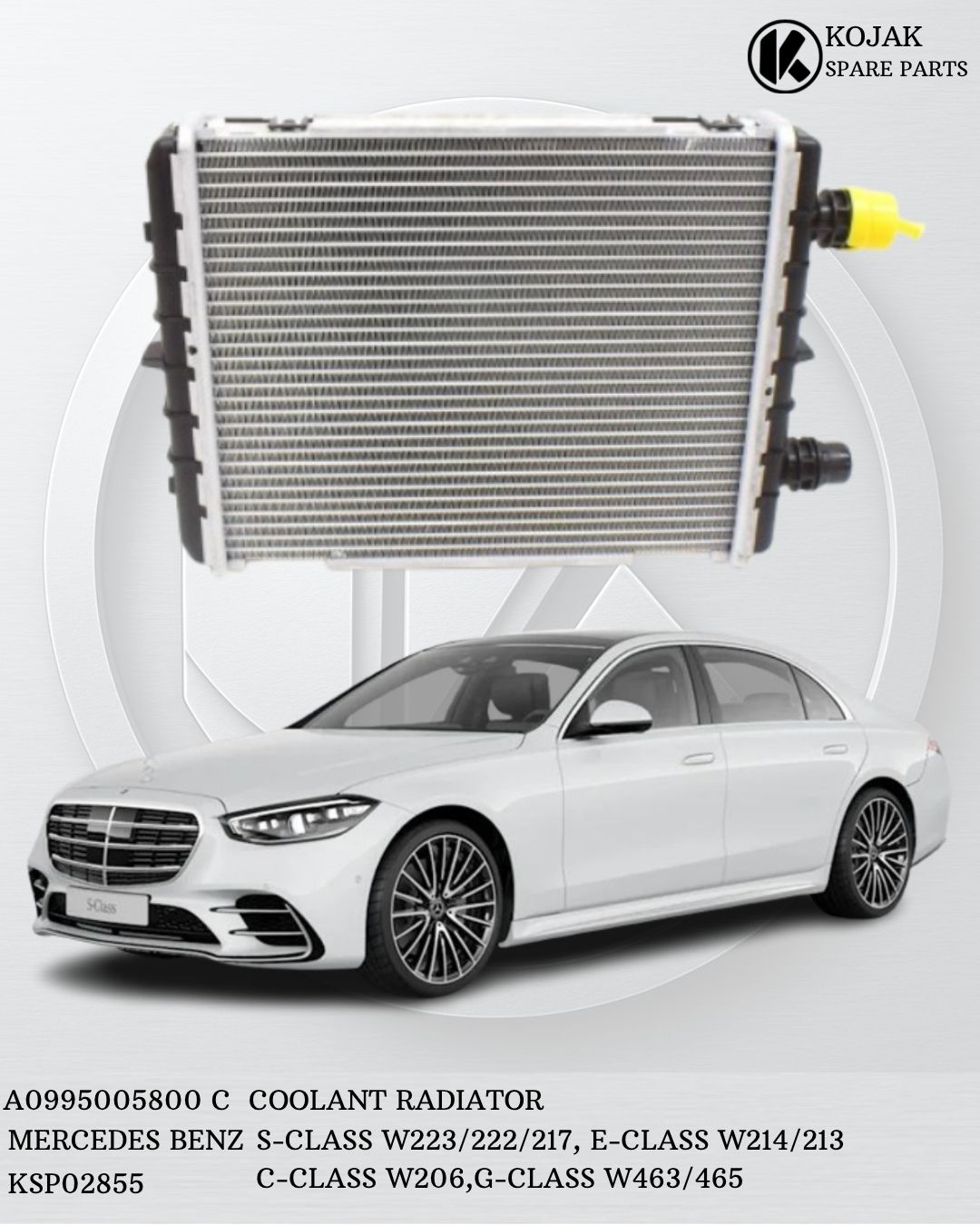 Mercedes-Benz Coolant Radiator