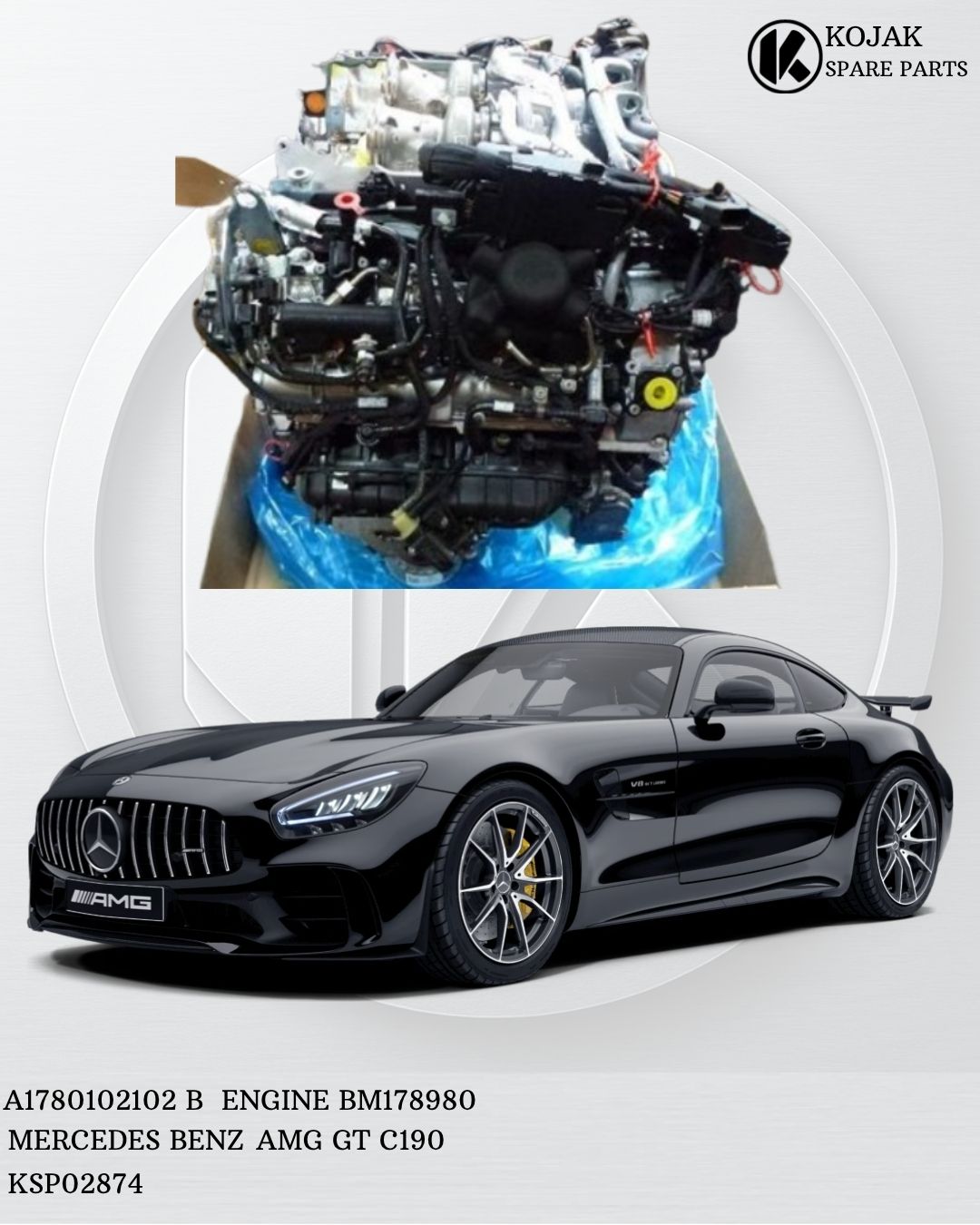 Mercedes-Benz AMG GT C190 Engine