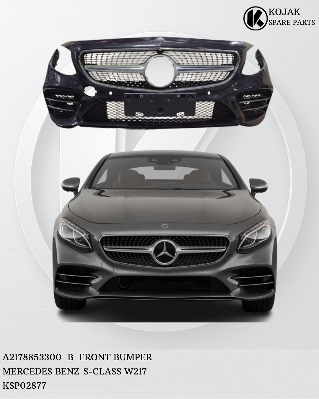 Front Bumper Mercedes-Benz S-Class W217