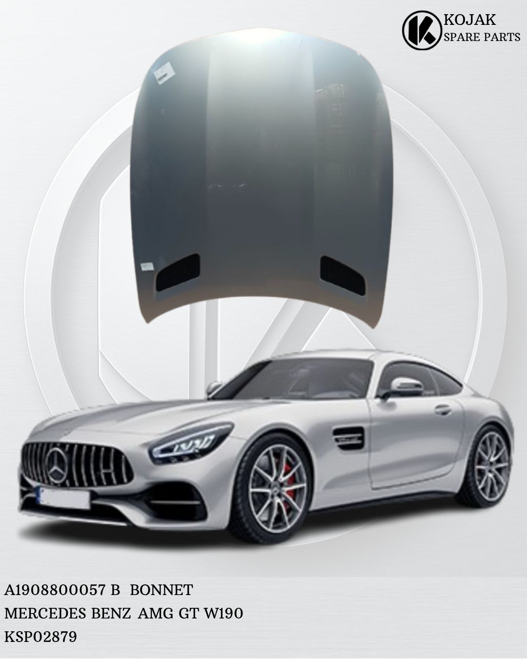 Bonnet Mercedes-Benz AMG GT W190