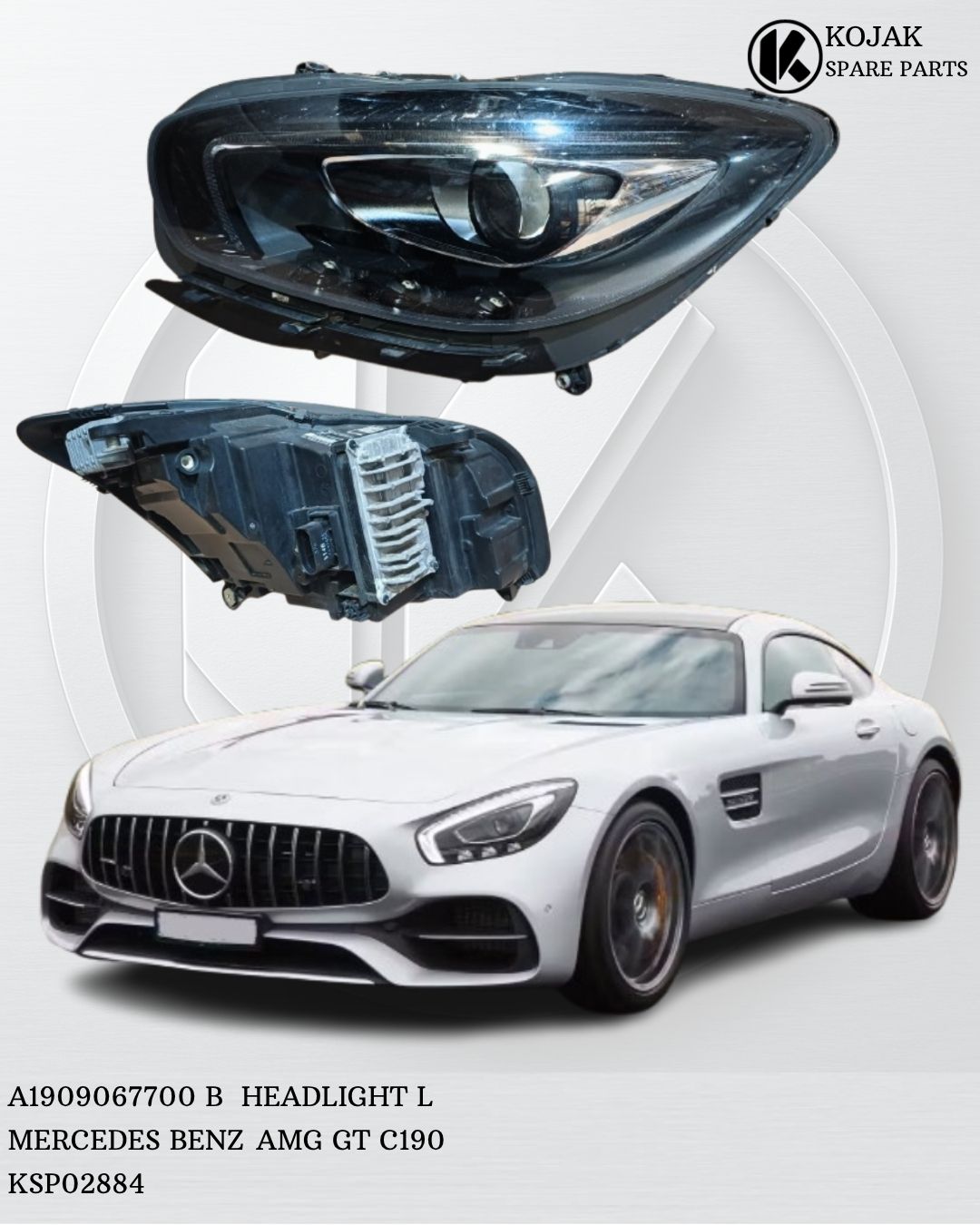 Headlight Left Mercedes-Benz AMG GT C190