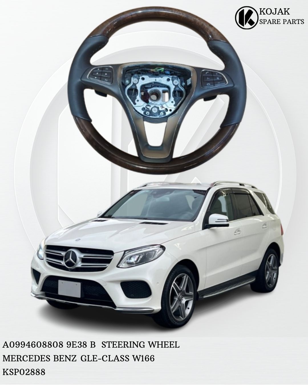 Steering Wheel Mercedes-Benz GLE-Class W166