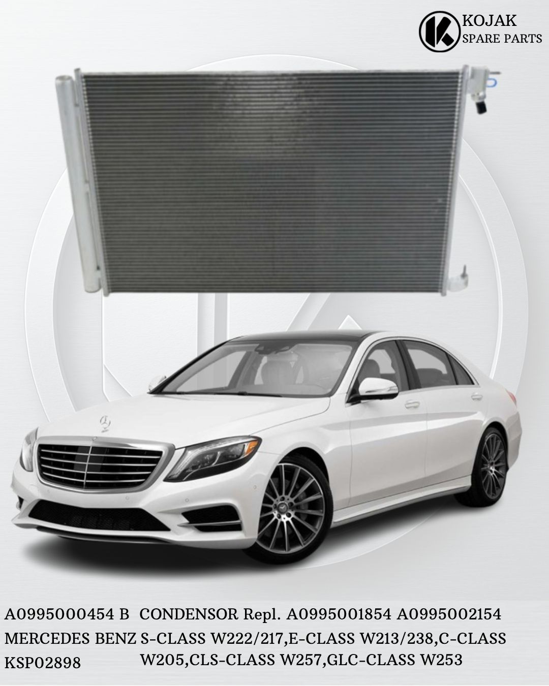 Mercedes-Benz AC Condenser A0995000454