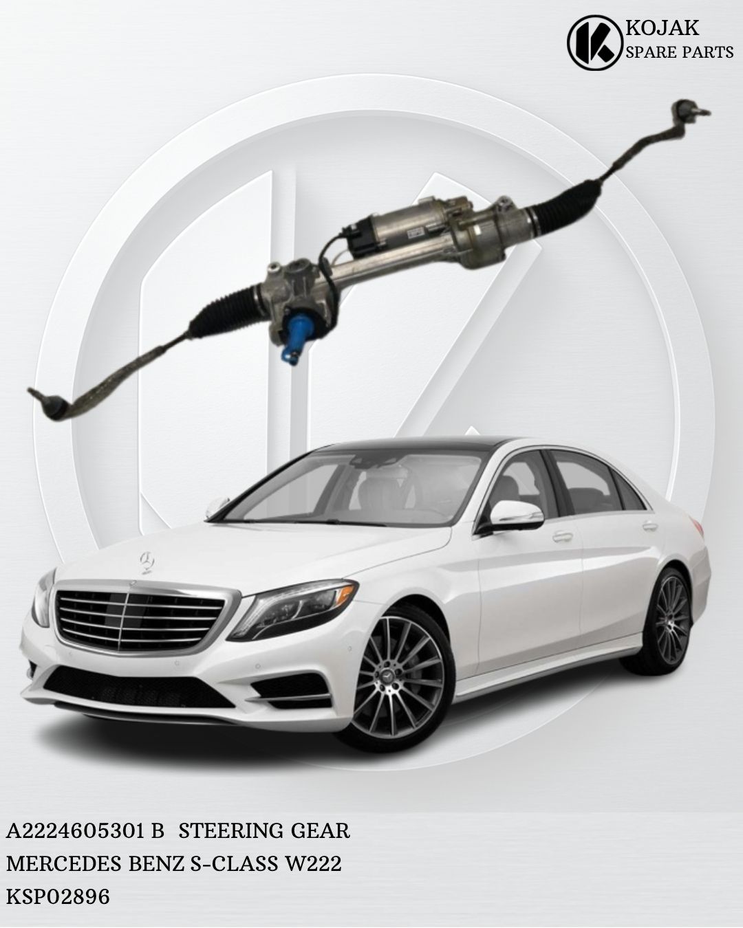 Steering Gear Mercedes-Benz S-Class W222