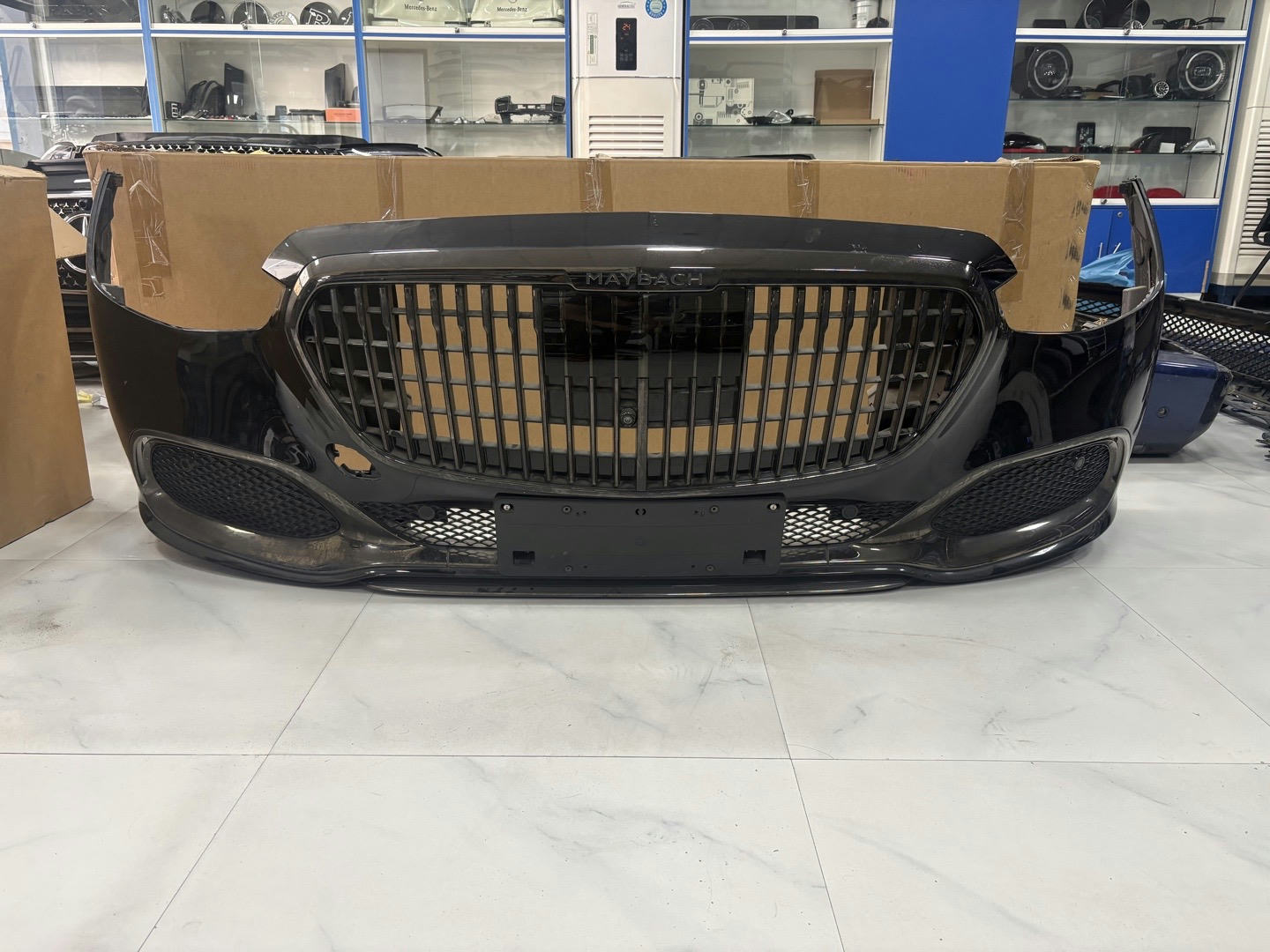 Mercedes-Maybach W223 S-Class Front Bumper with Grille