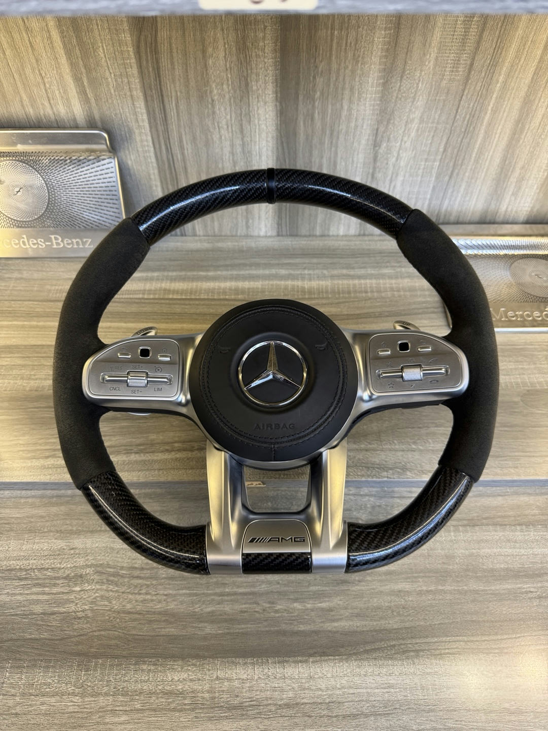 Mercedes-Benz AMG Carbon Fiber Alcantara Steering Wheel