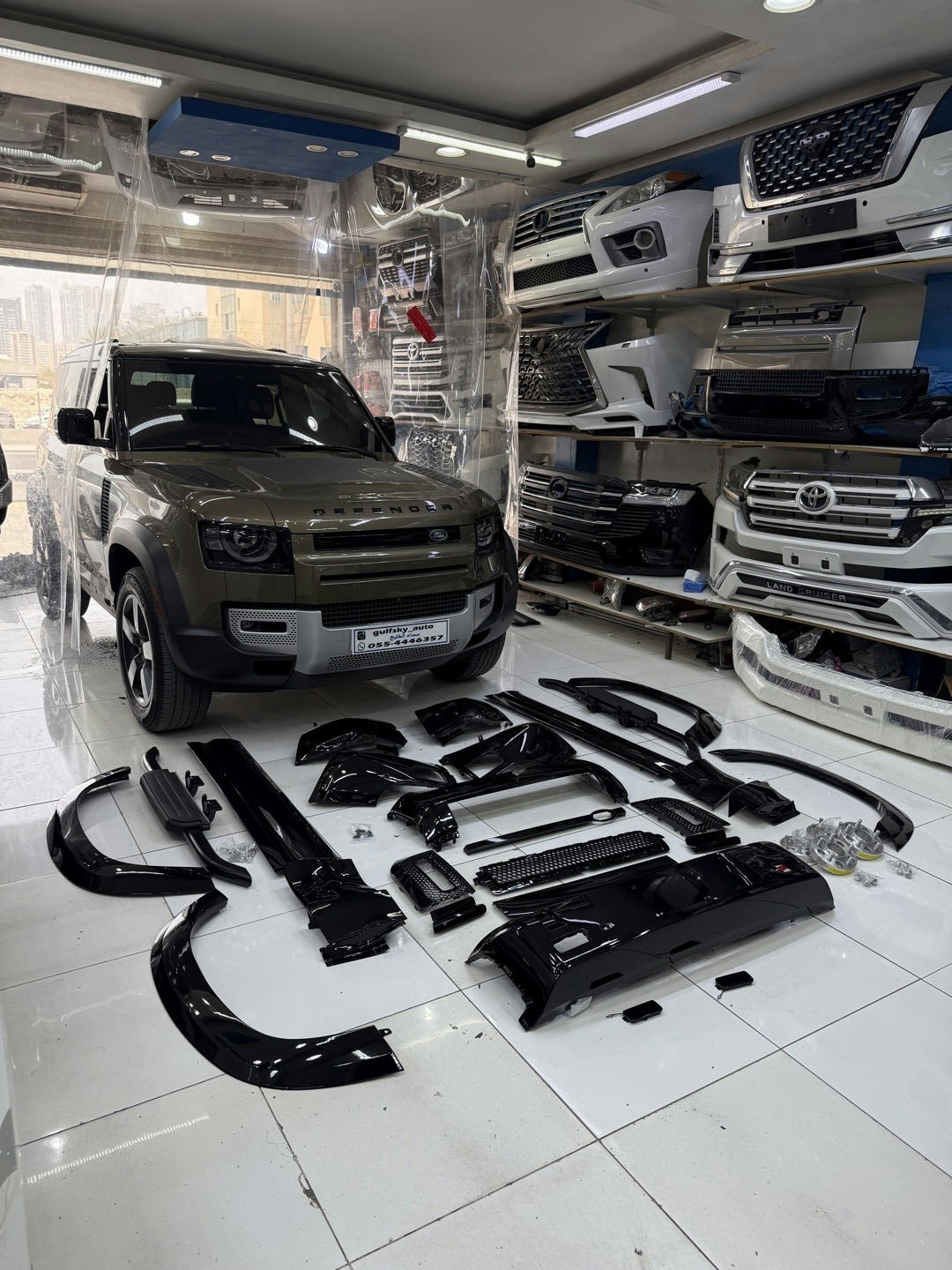 Land Rover Defender L663 Gloss Black Exterior Body Kit