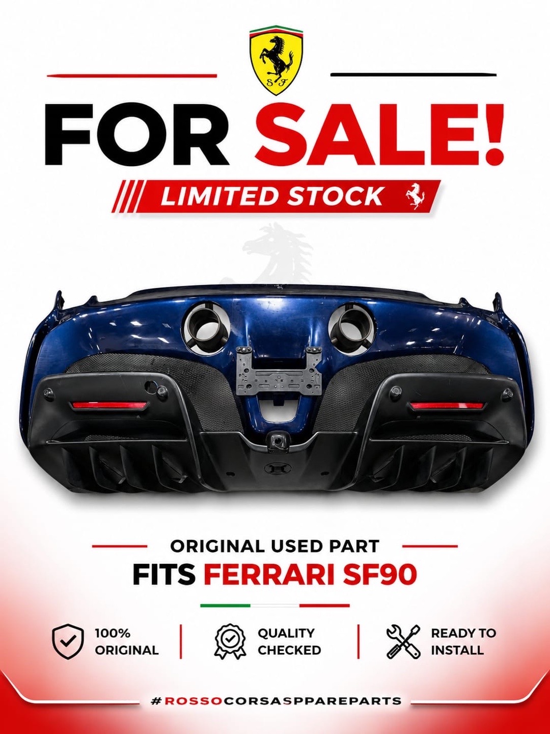 Ferrari SF90 Rear Bumper