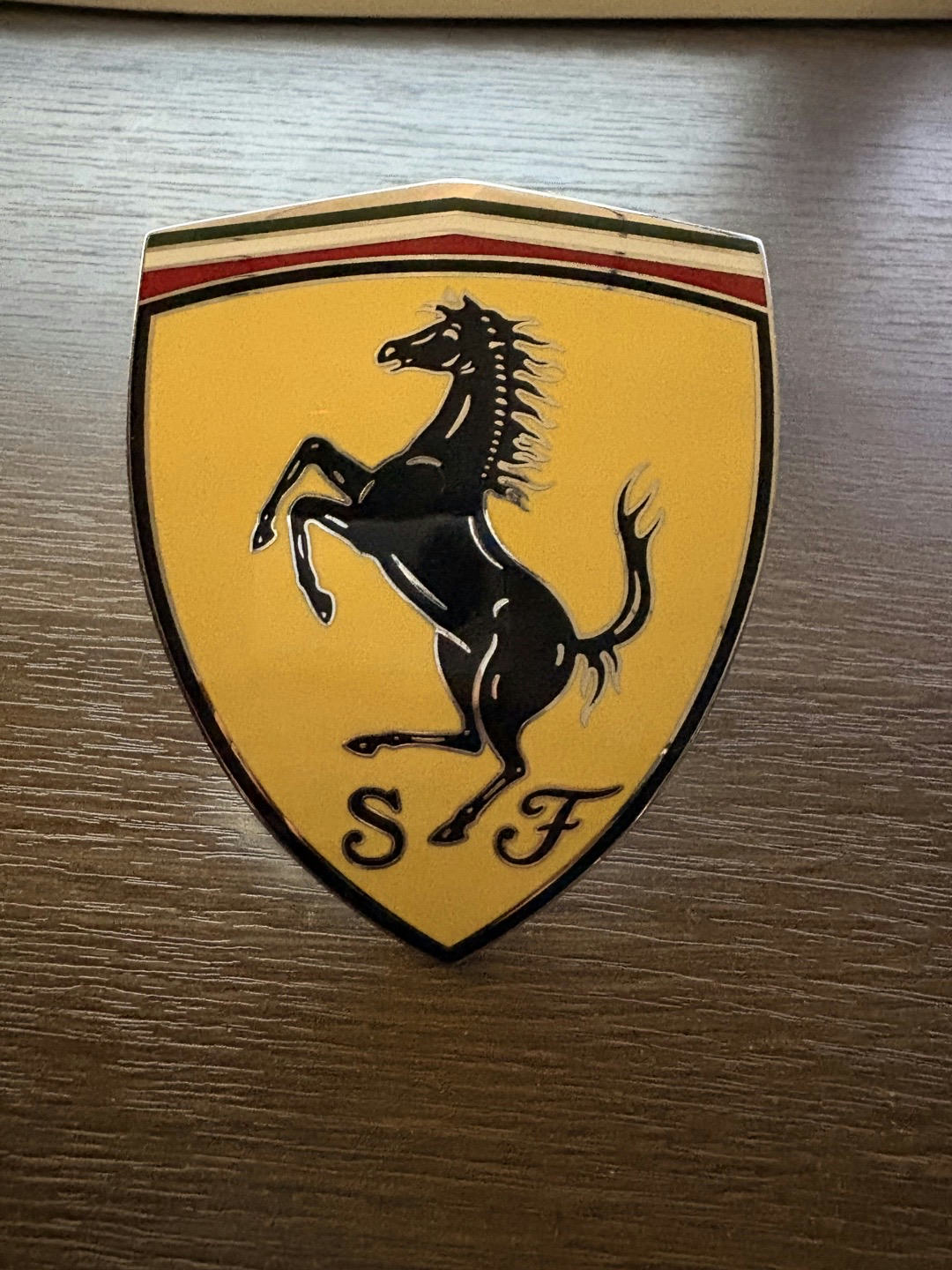 Ferrari Scudetto Shield Fender Emblem Badge