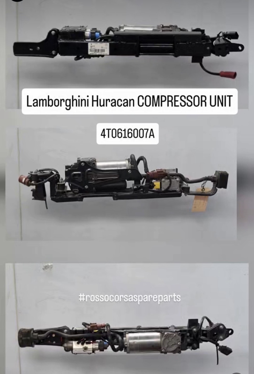 Lamborghini Huracan Air Suspension Compressor Unit