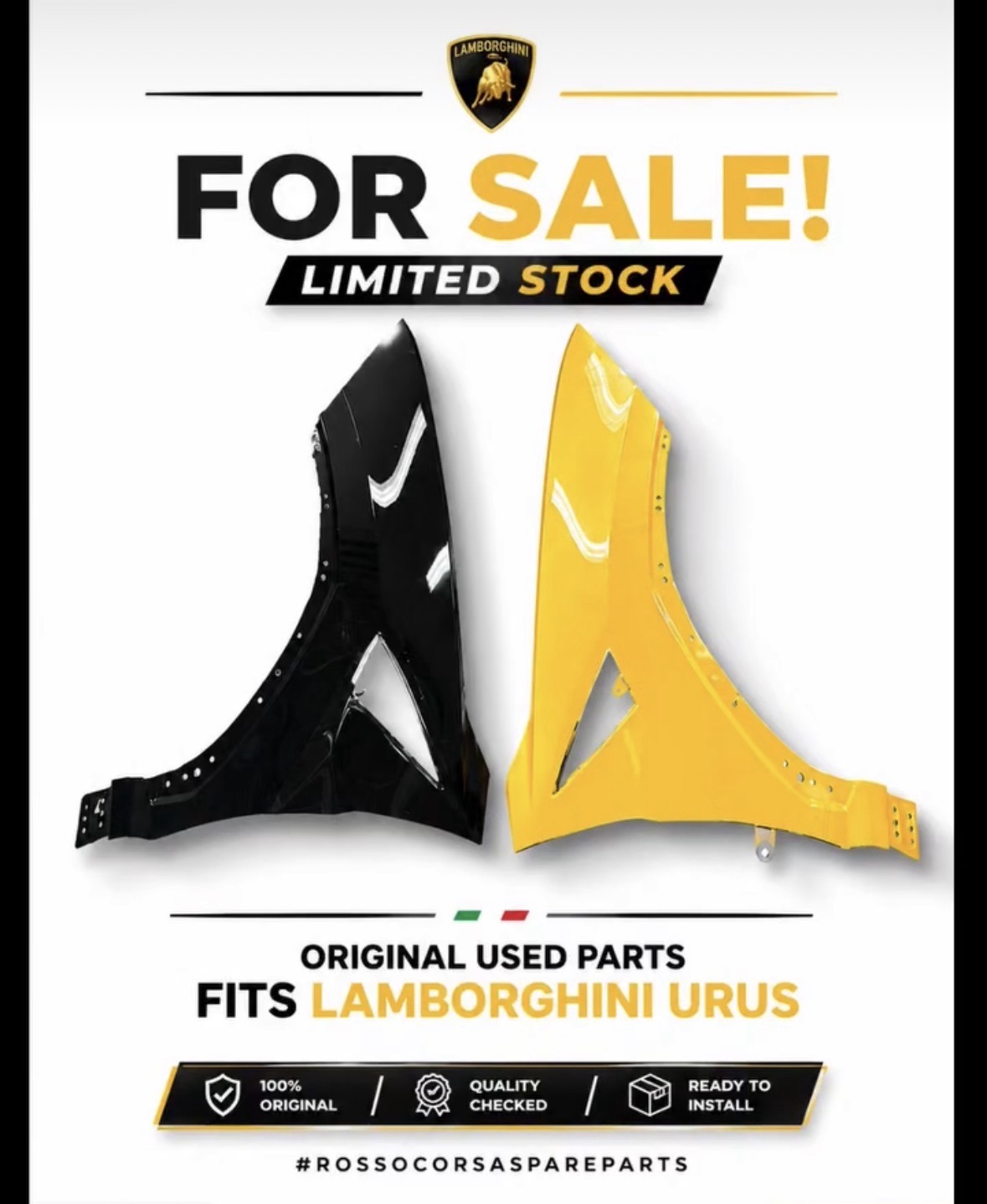 Lamborghini URUS- Front Fender LH&RH