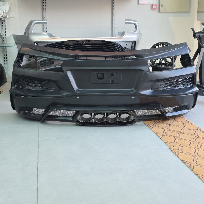Chevrolet Corvette C8 - Rear Bumper with Diffuser