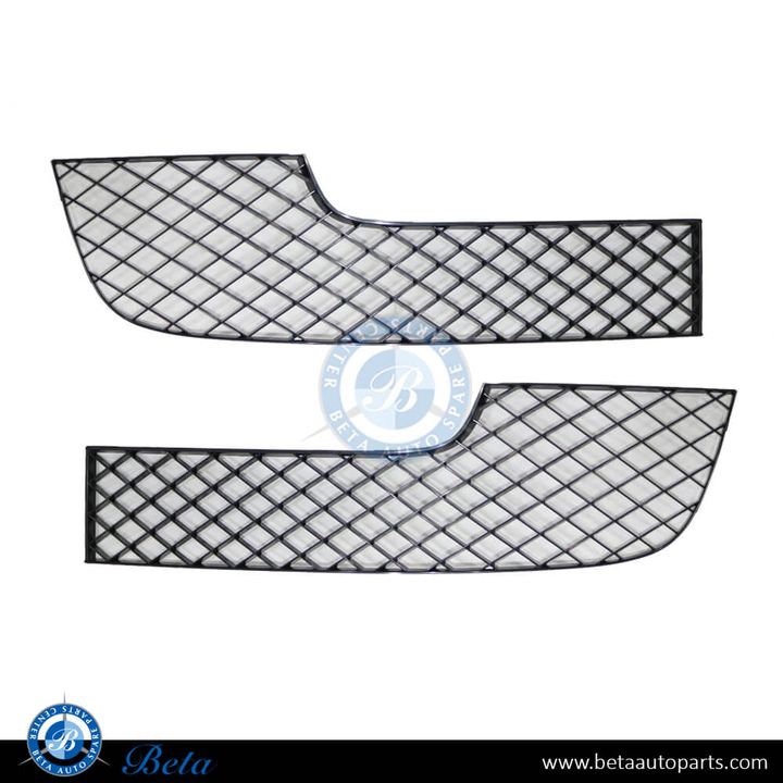 Bentley Continental GT (2012-2015), Front bumper Lower Grilles (Black), China, 3W3807681F / 3W3807682F