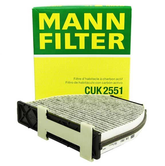 MANN-FILTER CUK29005 (MAN # ­FP29005, FP29005) Activated Carbon Filter For Mercedes Benz 2128300318