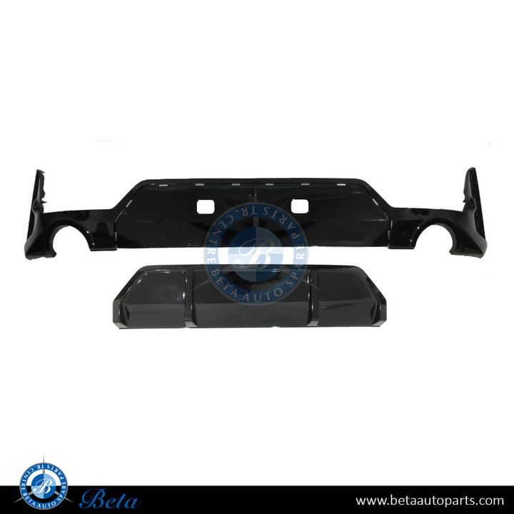 BMW 3 Series G20 LCI (2023-Up), Rear Diffuser M-Tek (Gloss Black), China, 51125A63971