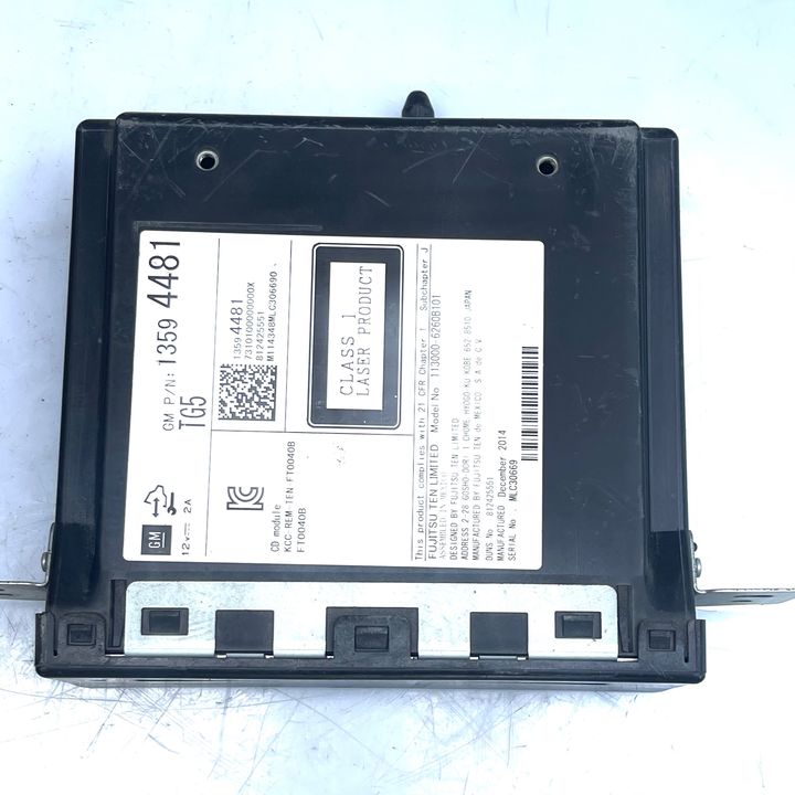 Audio CD Disc player - 2015 GMC Sierra