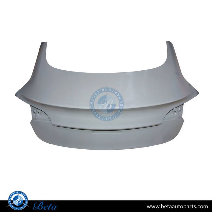 Tesla Model 3 (2017-2020), Trunk Lid, China, 1081460-E0-D / 1081460-E0-F / 1601460-E0-B
