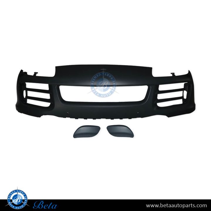 Porsche Cayenne GTS (2007-2010), Front Bumper with PDC with Washer, China, 95550531117G2X