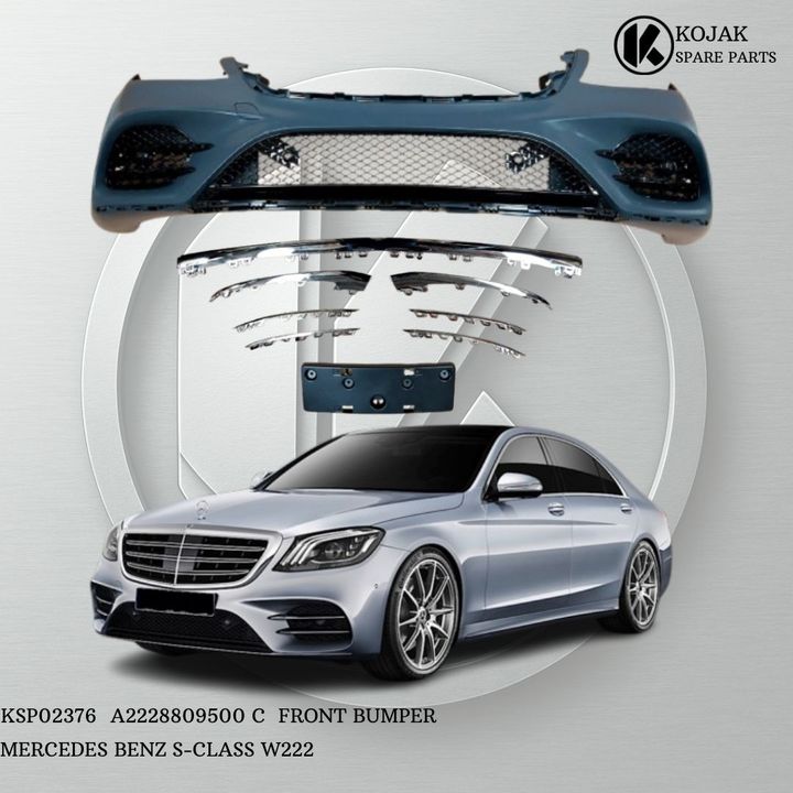 Front Bumper Mercedes-Benz S-Class W222 with Trim