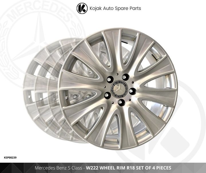 Mercedes Benz S Class W222 R18 Wheel Rim (Set of 4)