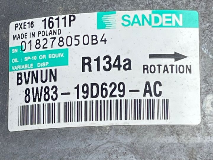 AC Compressor - 2010 Land Rover RANGE ROVER SPORT