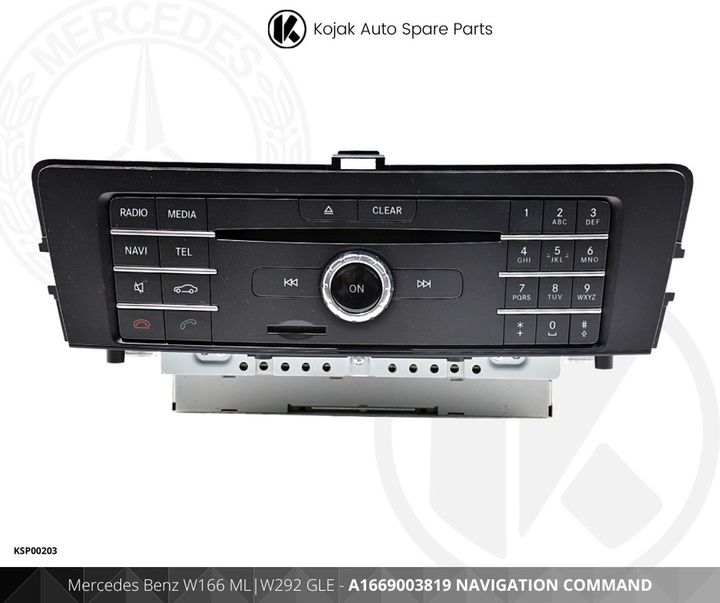 Mercedes Benz W166 ML W292 GLE Navigation COMMAND Unit